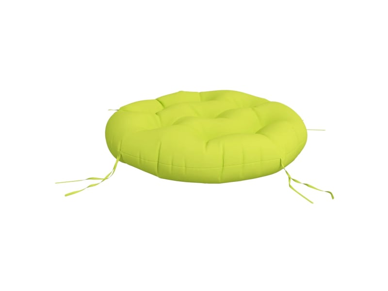  Coussin rond, coussin d'assise vert vif ø 60 x11 cm tissu oxford cf56636  - Conforama D