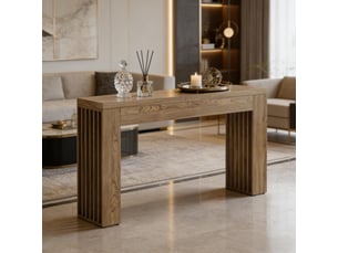 Console 0 tiroir(s)  coloris marron WISHDOR  - longueur 150 cm - 150 cm