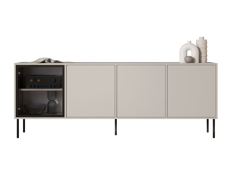  Buffet merevai 102, le nombre de portes: 4, stratifié, 75x201x40cm  - Conforama C