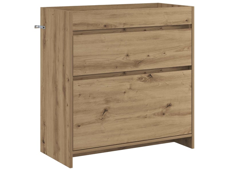 Ensemble de mobilier de salle de bain chêne artisanal shl2096 - Conforama D