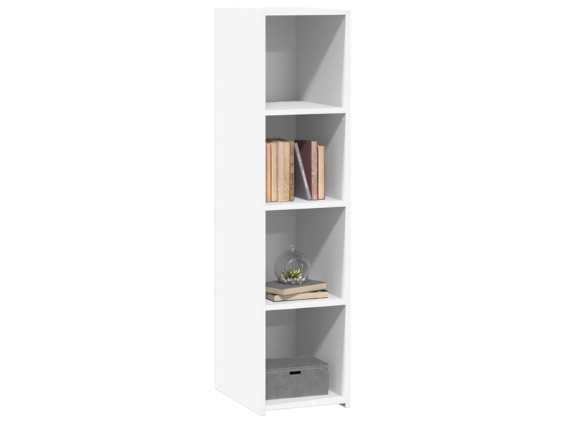  Buffet - bahut - meuble de rangement blanc 30x41x124 cm bois d'ingénierie  - Conforama C