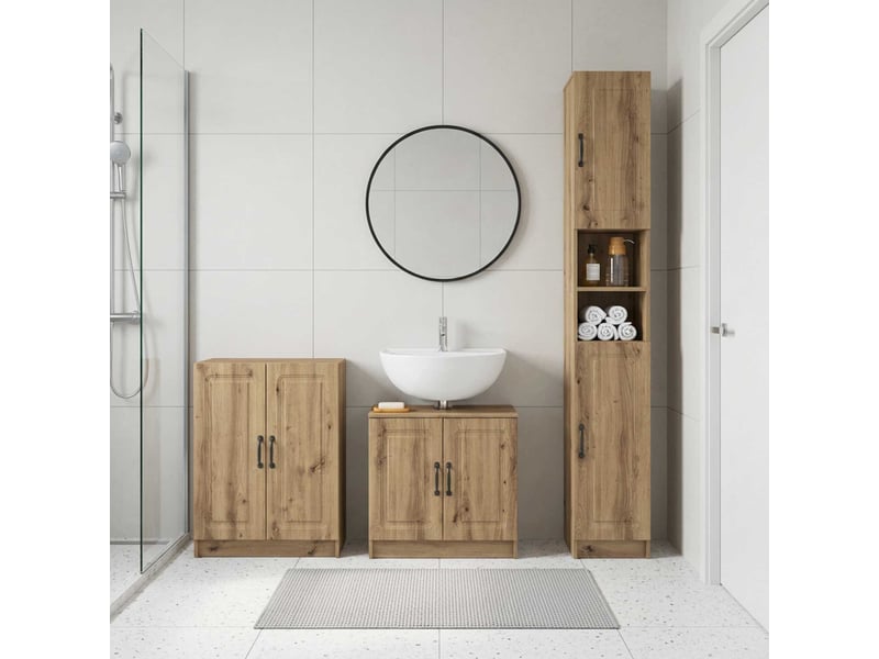  Ensemble de meuble de salle de bain 3 pièces utrecht cf63496  - Conforama B