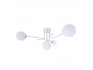 Fabrilamp la habana, lampe, moderne, 4 x g9, blancchromé, 25 x 59 x 59 cm