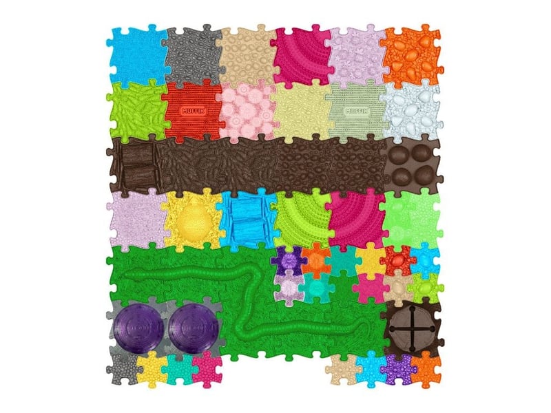  Tapis sensoriel muffik ensemble diamond - 49 pièces MFK-029-01 - Conforama A