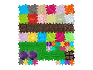 Tapis sensoriel muffik ensemble diamond - 49 pièces