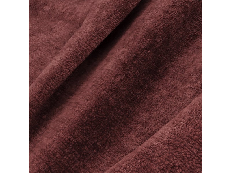 Lot de 2 chaises en velours texturé bordeaux blake SC63VTBX - Conforama D