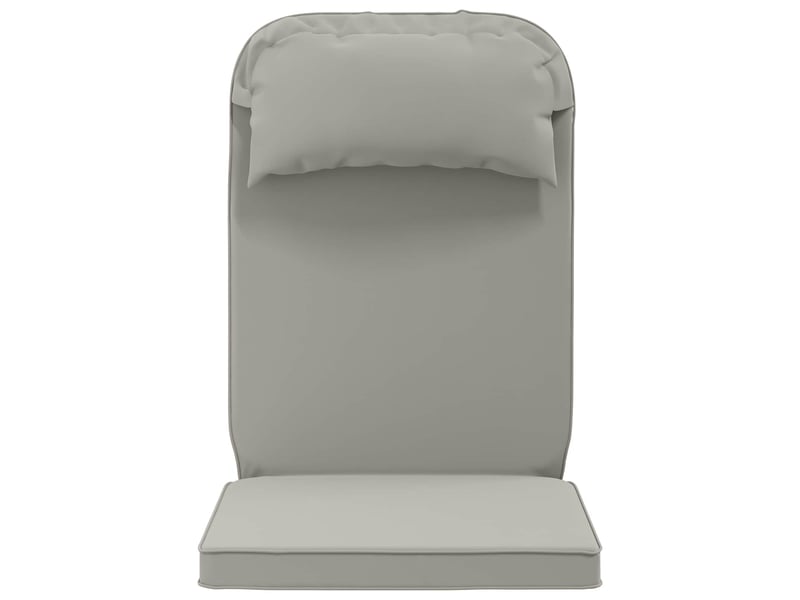  Coussin de transat ensoleillé, coussin pour bain de soleil 100 % polyester gris cf55996  - Conforama D