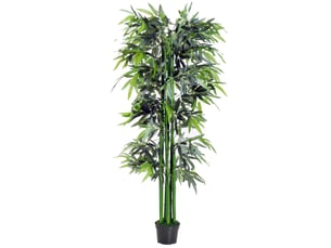 Plante de bambou artificielle en pot de 180 cm pour l'intérieur et l'extérieur