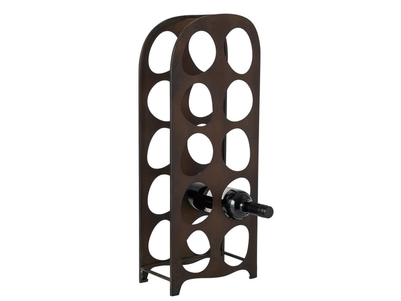  Porte-bouteilles en métal mads 65cm marron  - Conforama C