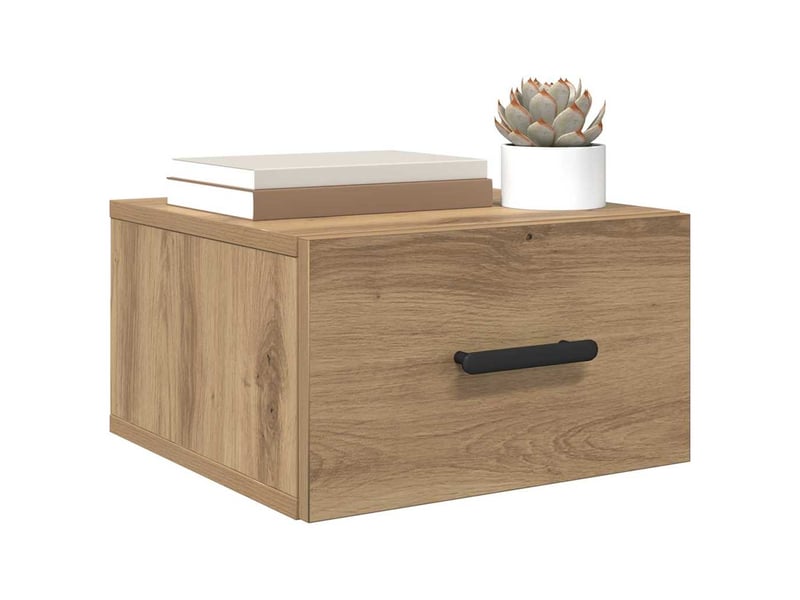 Lot de 2 table de chevet chambre 35 x 35 x 20 cm bois d'ingénierie shl2016 - Conforama C