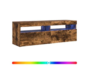 Meuble tv coloris marron 120 cm