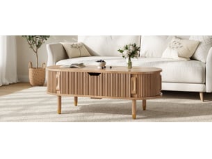 Table basse coloris naturel