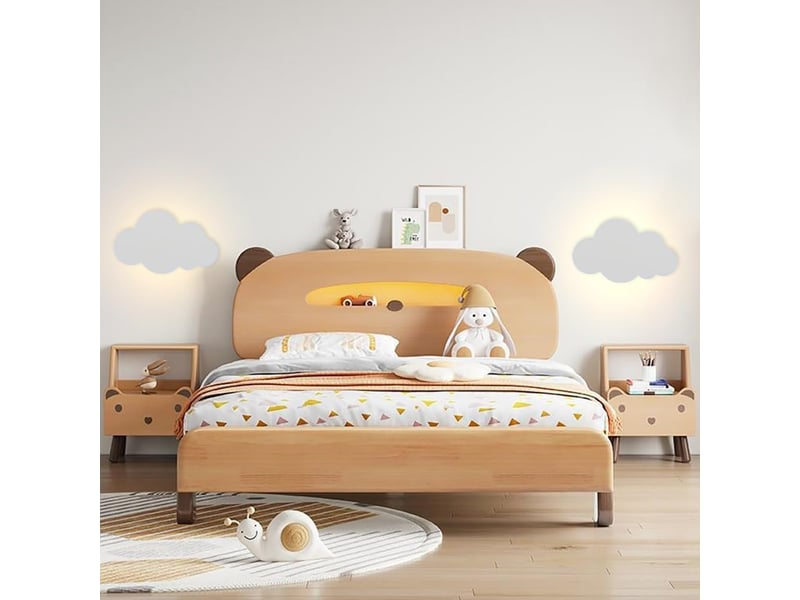 Applique murale avec interrupteur veilleuse enfant lumière chaude 6w 22x13x4cm  - Conforama B