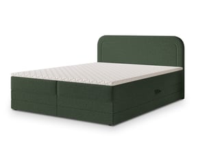 Lit avec rangement 160x200 cm <strong>MASSENO</strong>  <strong></strong> coloris vert