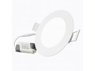 Panneau led encastrable rond slim 6w 4000k 118 mm ip65 600 lm