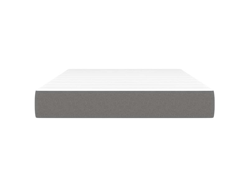  Matelas de lit à ressorts ensachés fermeté moyenne gris foncé 120x200x20 cm  - Conforama C