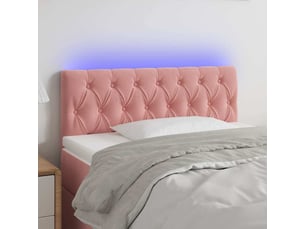 Tete de lit A poser largeur 90 cm rose