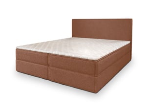 Lit avec rangement 160x200 cm <strong>MASSENO</strong>  <strong></strong> coloris cuivré
