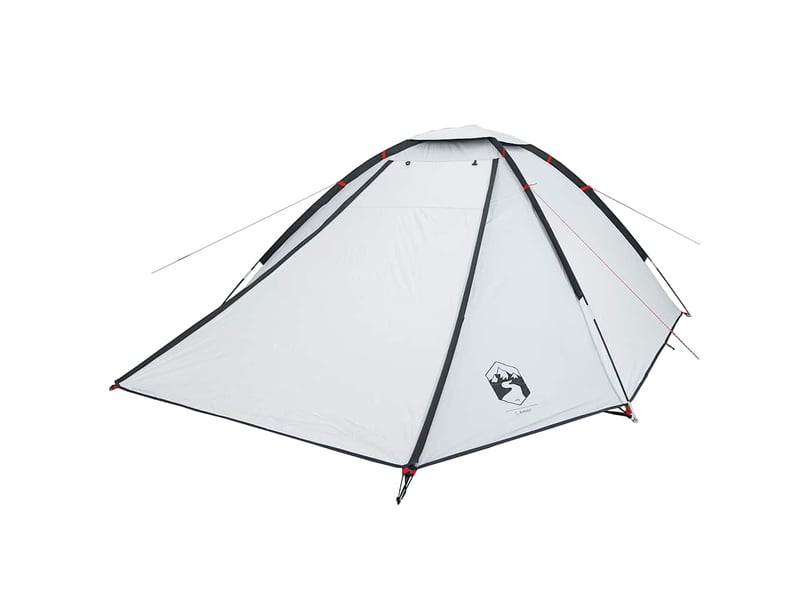  Tente de camping, tente à dôme 4 personnes tissu occultant imperméable shl82497  - Conforama E