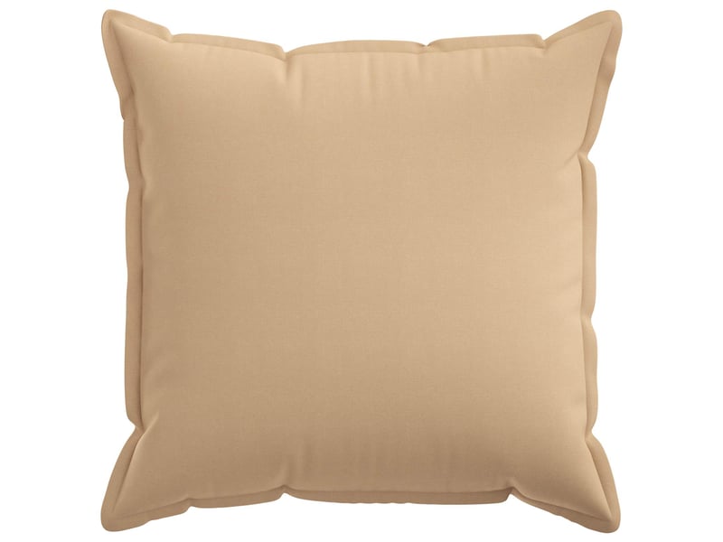  Lot de 6 housses de coussin houten crème 60 x 60 cm lin synthétique cf49972  - Conforama A