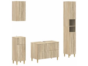 Ensemble de 4 pièces d'armoires de salle de bain delft cf63254