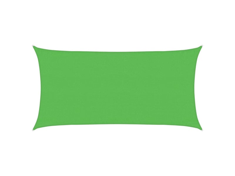  Voile d'ombrage - voile d'ombre - voile parasol 160 gm² vert clair 3x6 m pehd  - Conforama A
