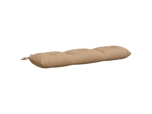 Coussin de banc, coussin d'assise, coussin de canapé vianen 100 % polyester sable 110 x 30 x 12 cm cf53989