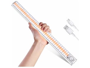 Lumière d'armoire 160 led, 3 modes d'éclairage