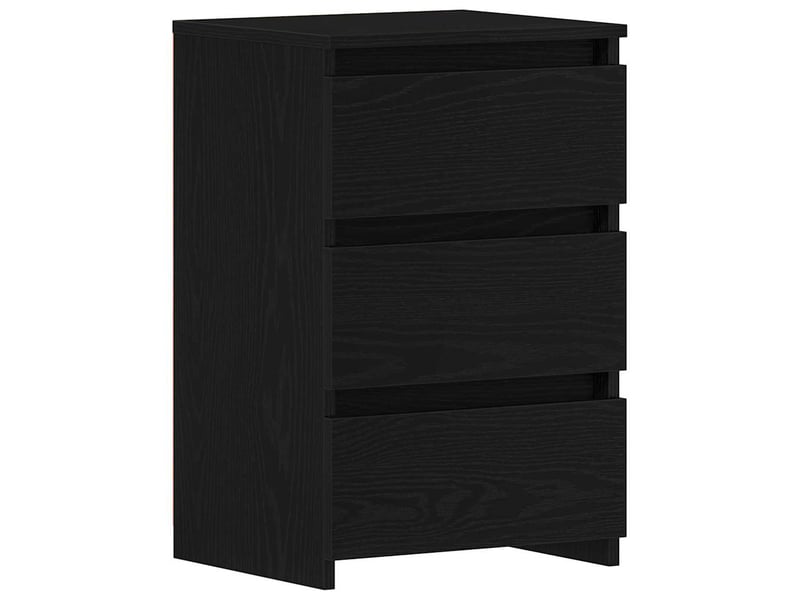  Table de chevet 2 pièces chêne noir 40 x 35 x 62,5 cm  - Conforama D