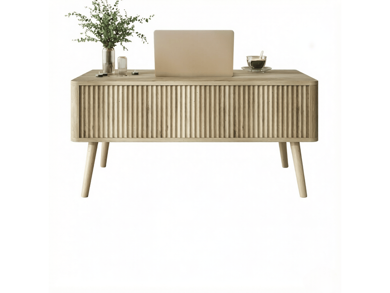 Table basse moderne à hauteur réglable - avec rangement intégré - design élégant pour salon  - Conforama A