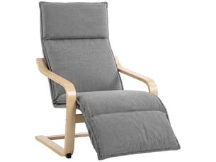 Fauteuil fixe  PANGIVO Tissu gris