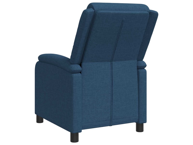  Vidaxl fauteuil inclinable bleu tissu  - Conforama E