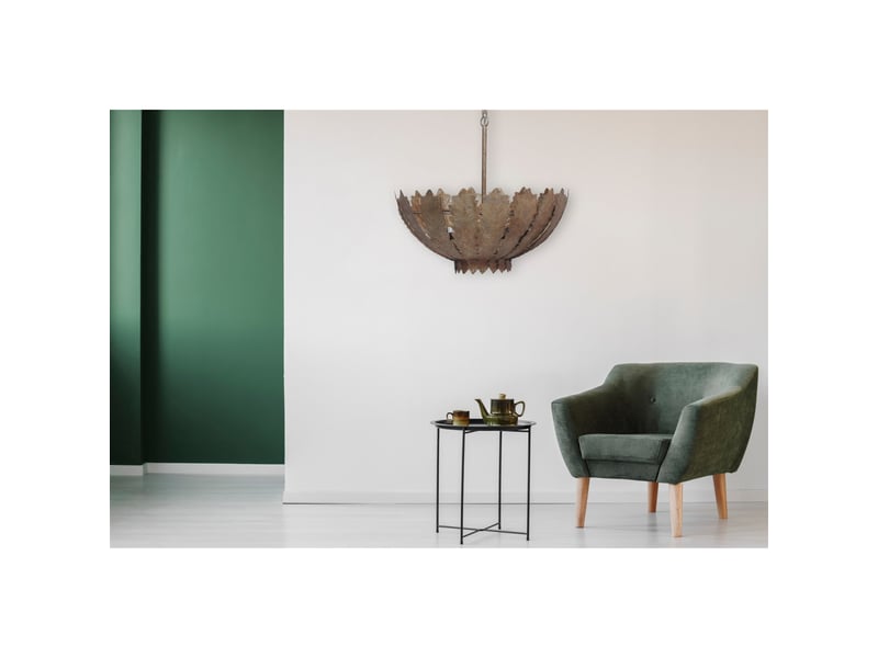  Lampe suspension en métal autumn leaves 77cm or  - Conforama C