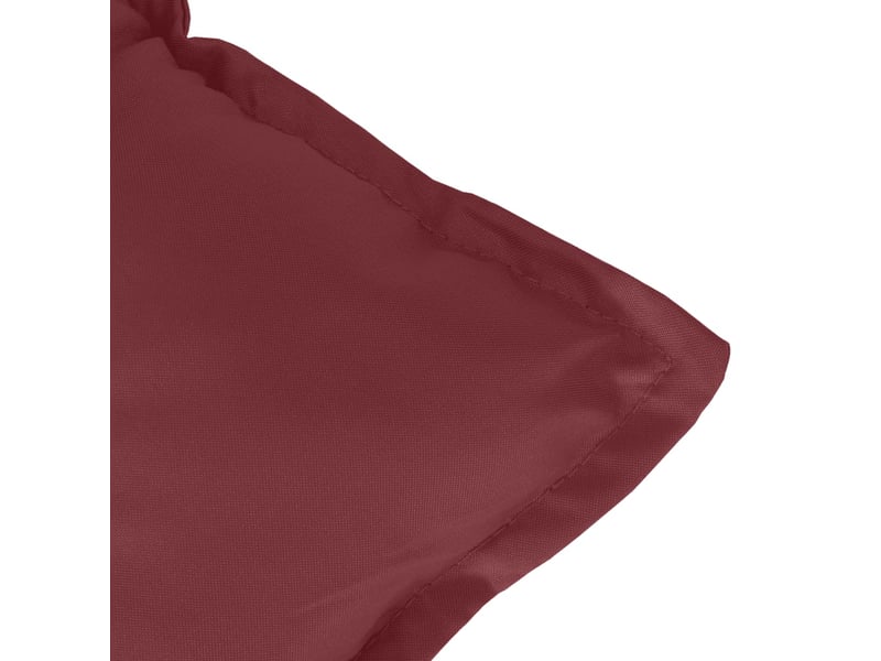  Coussin de banc de jardin, coussin d'assise rouge bordeaux mélangé tissu cf52818  - Conforama E