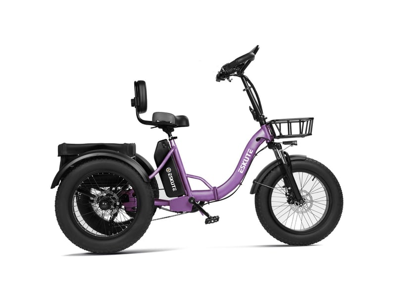  Eskute t302 pro vélo électrique 250w 48v20,8ah pliable violet  - Conforama A