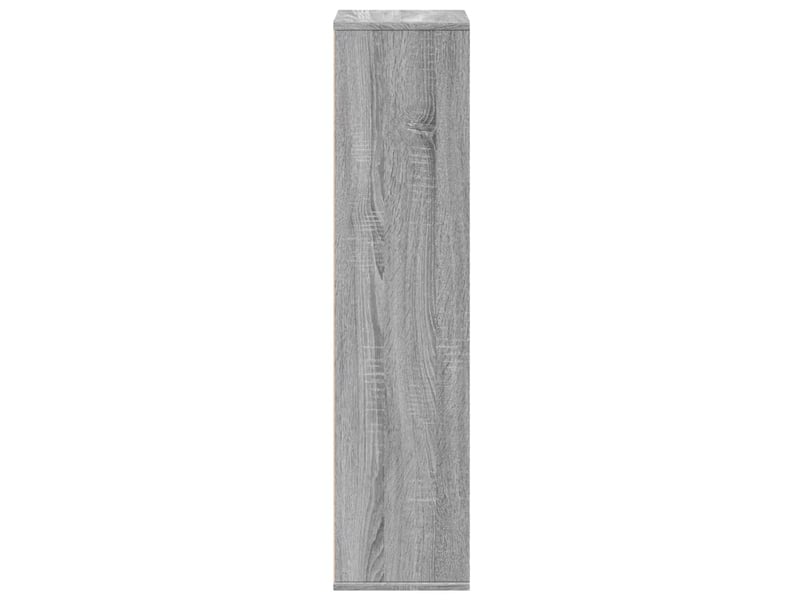 Bibliothèque, meuble de rangement salon sonoma gris 50x25x105 cm bois d'ingénierie  - Conforama E