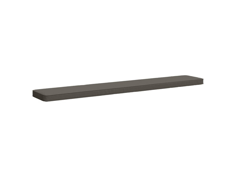 Lot de 2 coussins de banc, coussins d'assise vught 100 % polyester gris cf58480  - Conforama D