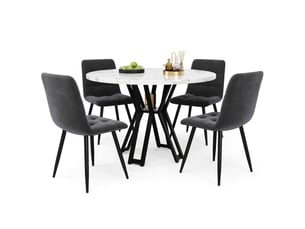 Ensemble table rond(e)  4 chaise(s)  <strong></strong> <strong></strong> 