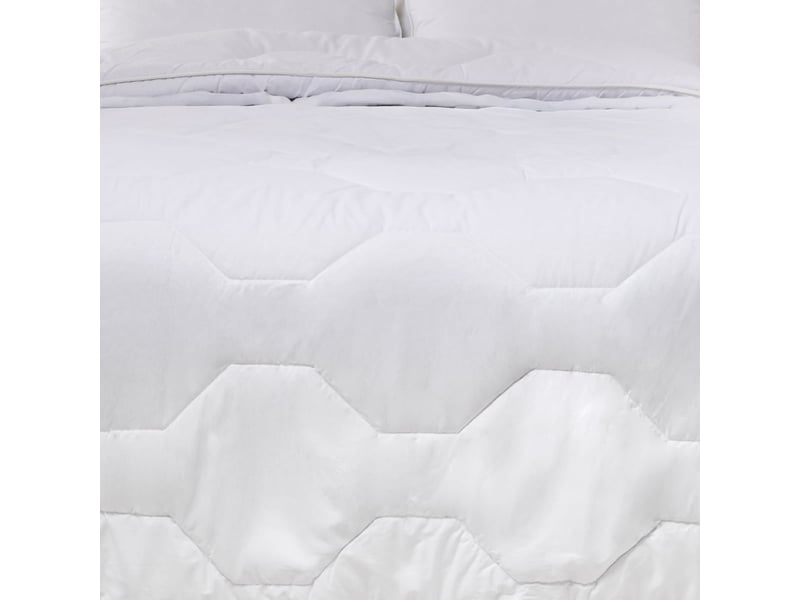  Pack couette très chaude 140x200cm + oreiller moelleux 60x60cm hôtel Fabriqué en France - Conforama E