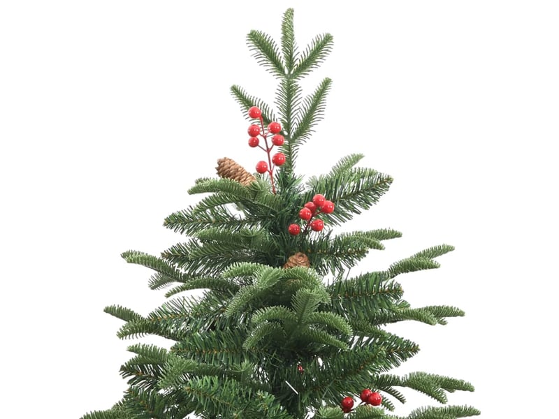  Sapin de noël artificiel, arbre de noël avec pommes de pin et baies 240 cm shl4257  - Conforama D