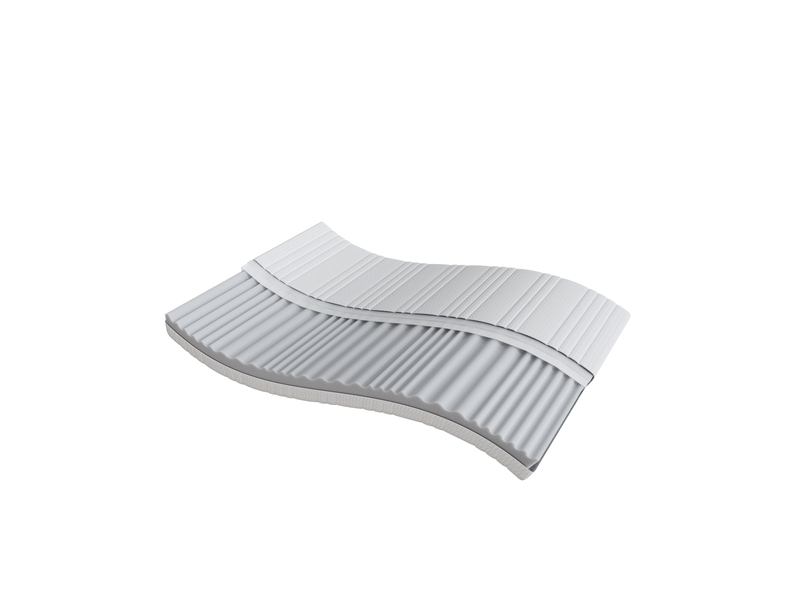 Avenco matelas en mousse - 7 zones de confort, soutien mi-ferme et housse lavable - 90 x 200 cm - épaisseur 16 cm - Conforama A