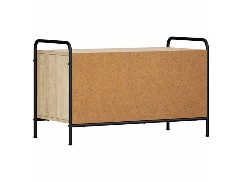  Meuble tv, banc tv 140x39,5x50 cm chêne sonoma bois d'ingénierie shl49386  - Conforama E