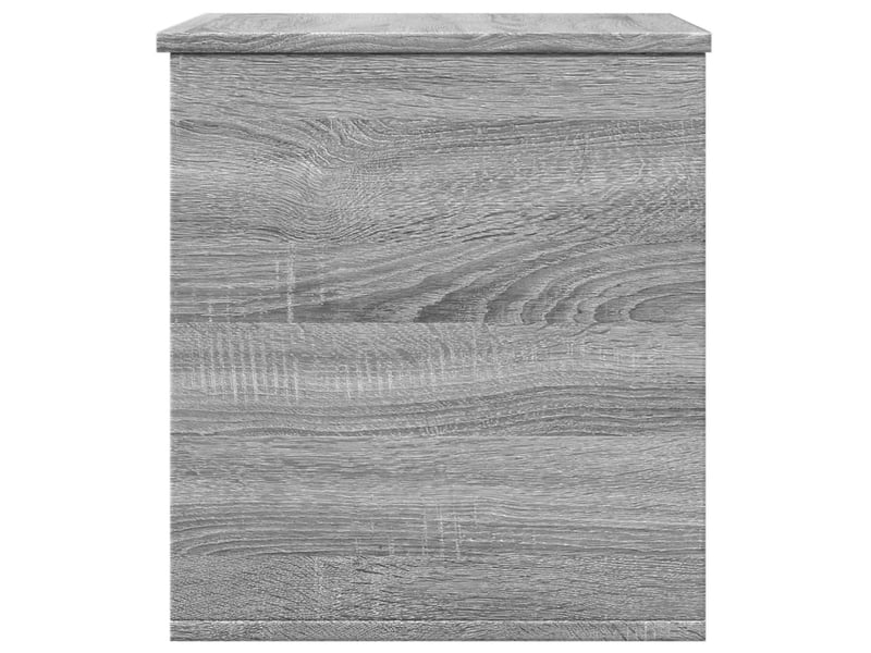  Boîte de rangement, coffre de rangement sonoma gris 60x42x46 cm bois d'ingénierie  - Conforama E