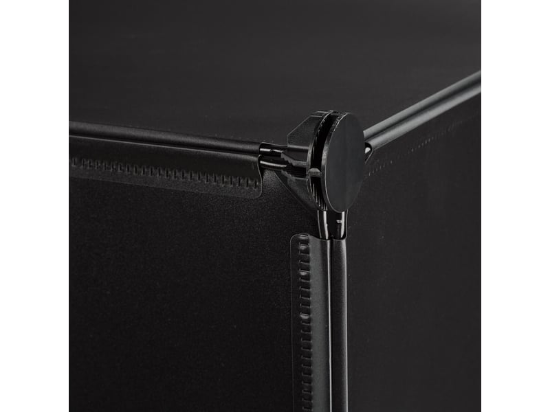  Étagère à chaussures modulable pratique 125 x 125 x 31,5 cm avec 24 compartiments design noir en plastique noir 13_0018236  - Conforama E