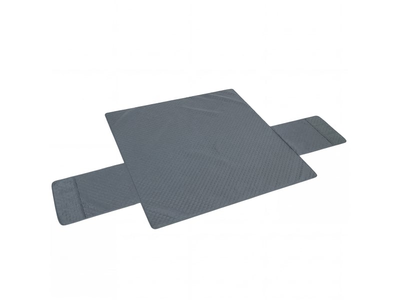  Housse de protection canapé 3 places 306 x 177 cm – gris – imperméable antidérapante avec poches latérales  - Conforama A