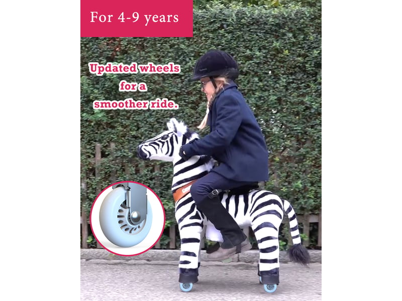  Ponycycle zebre à monter grand modèle pour 4 à 9 ans Ux468 - Conforama B