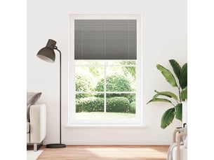 Store plissé, store de fenêtre anthracite 115x200 cm largeur du tissu 114,4 cm cf46687