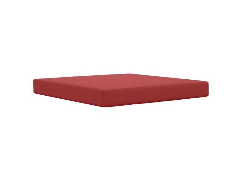  Coussin de canapé d'extérieur, coussin de chaise polyester bordeaux 80 x 80 cm cf54056  - Conforama D