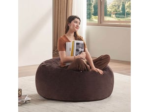 Fauteuil fixe <strong>MODENVIE</strong> <strong></strong> Tissu marron vendu A l'unité