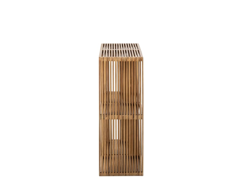  Étagère 4 cases en bois lars 80cm naturel  - Conforama C